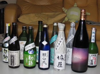 我が家にやってきた日本酒たち